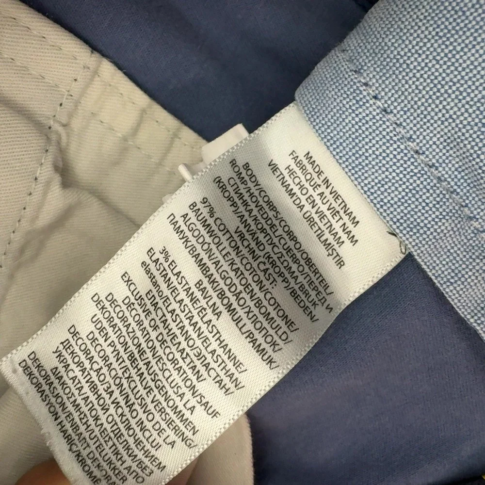 Polo Ralph Lauren Pants Mens 32/30 Blue Cotton Stretch Straight Fit Chino Casual